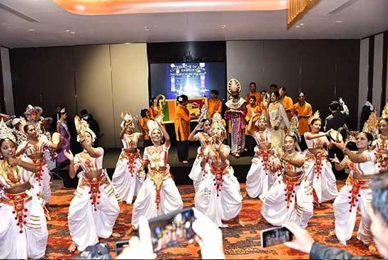 Thunhela Folk Group performing traditional Sri Lankan folk dance