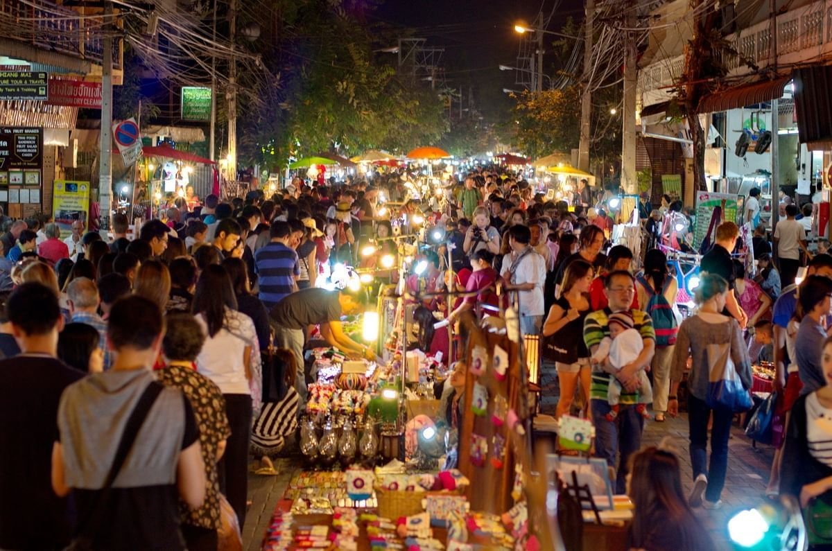 Sunday Walking Street, Chiang Mai, Thailand